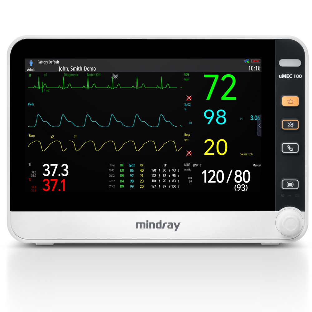 uMEC 100 ohne Drucker mit  Analog+Defib+Nursecall+VGA ausgang